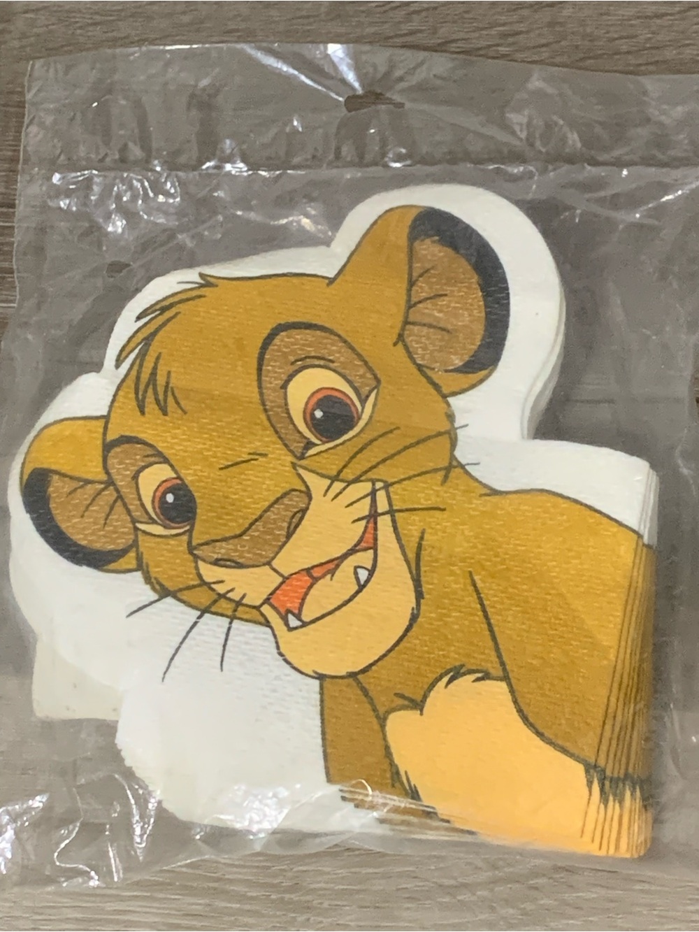 🌸 16 Vintage Lion King Napkins Disney Simba